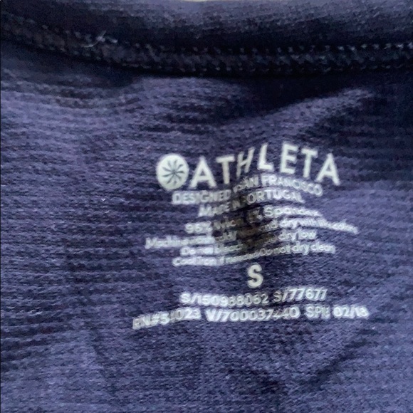 Navy Athleta Tank Top - Picture 3 of 4